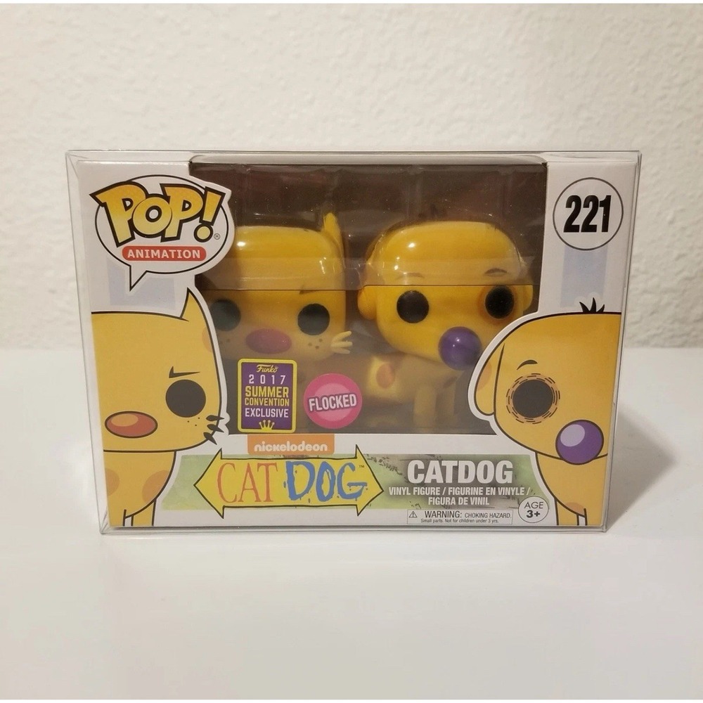 2017 SDCC [Funko] Pop! Animation CatDog #221 (Flocked)‎ Vinyl Figure